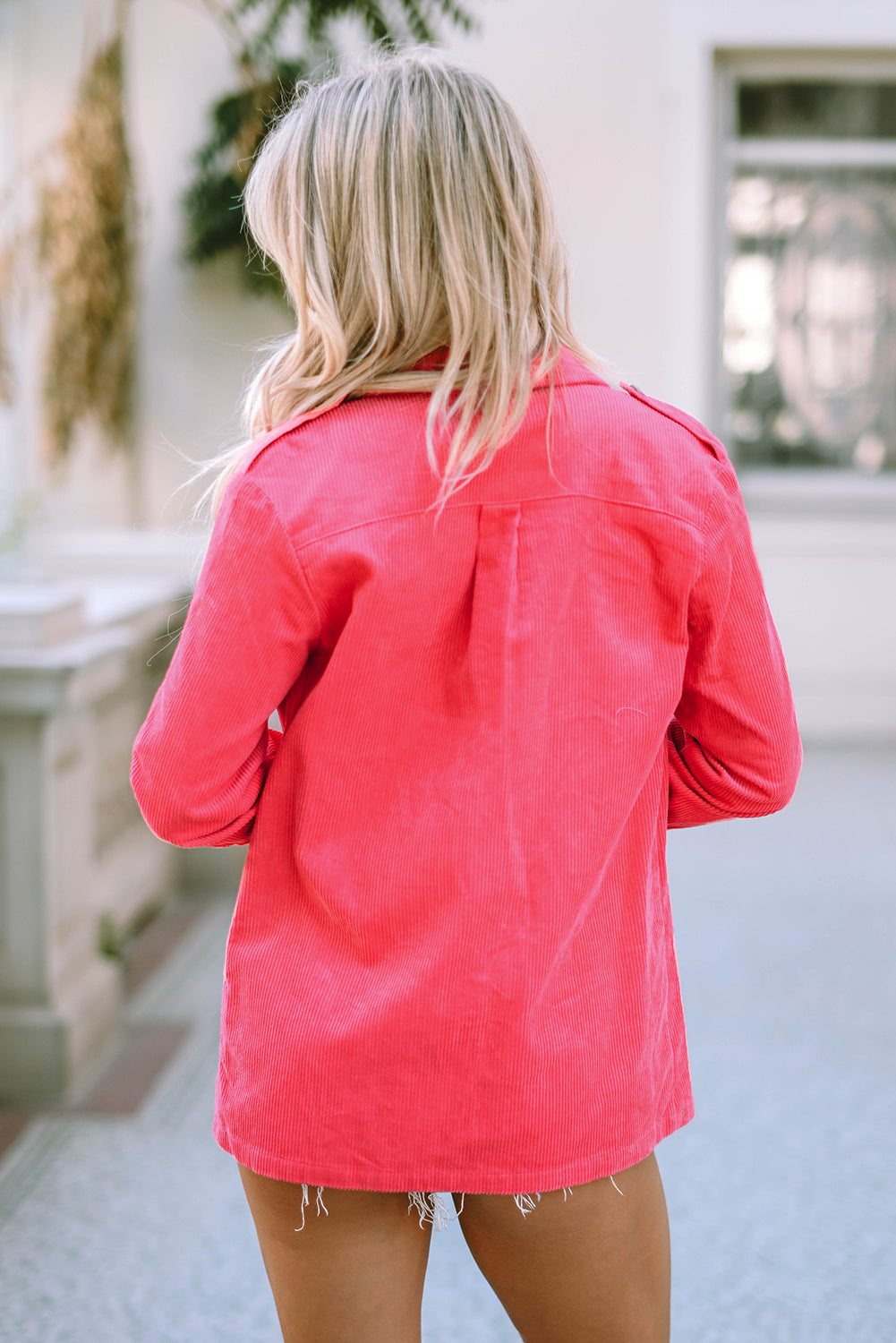 Pink Corduroy Jacket - Blue Daisy Fashion Boutique