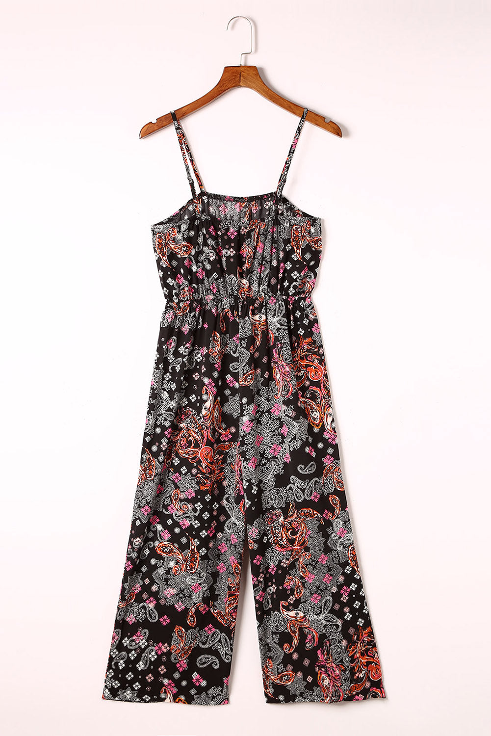 Paisley Printed Jumpsuit - Blue Daisy Fashion Boutique